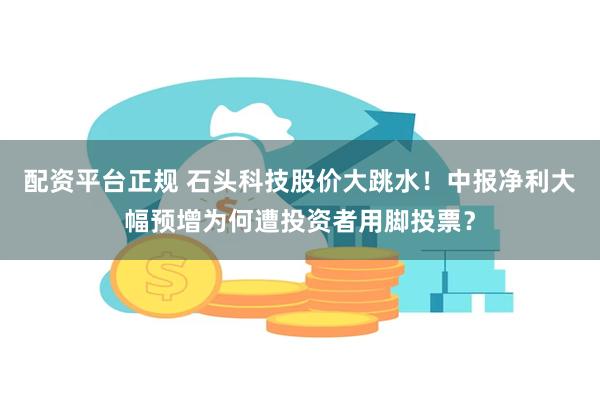 配资平台正规 石头科技股价大跳水！中报净利大幅预增为何遭投资者用脚投票？