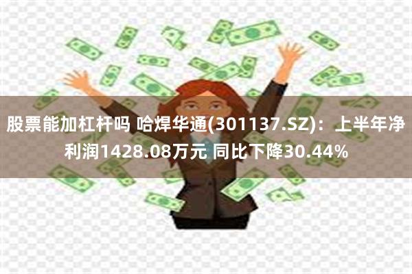 股票能加杠杆吗 哈焊华通(301137.SZ)：上半年净利润1428.08万元 同比下降30.44%