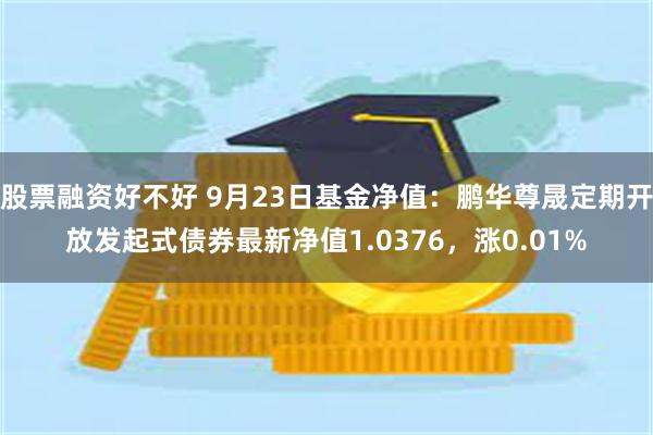 股票融资好不好 9月23日基金净值：鹏华尊晟定期开放发起式债券最新净值1.0376，涨0.01%