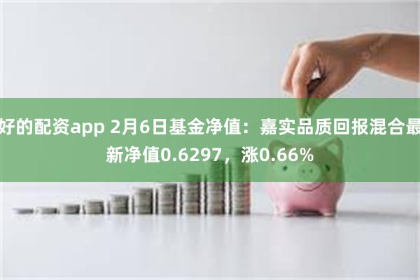 好的配资app 2月6日基金净值：嘉实品质回报混合最新净值0.6297，涨0.66%